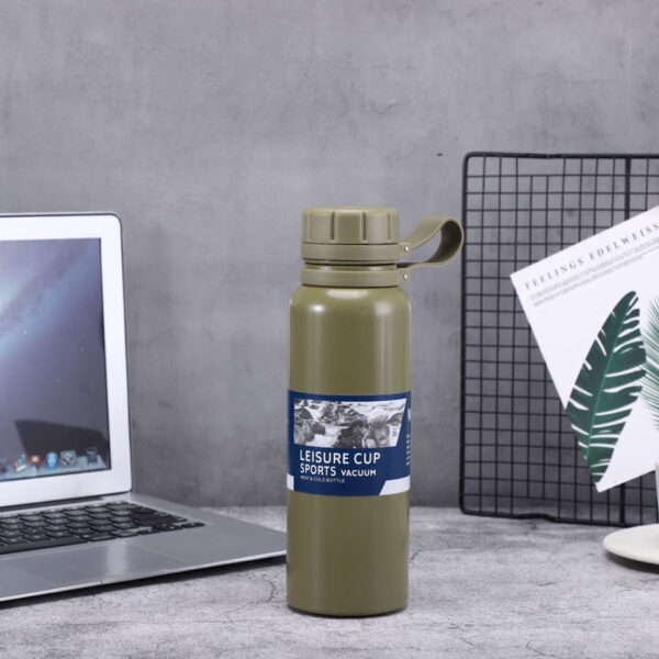 750ML アウトドア 水筒 保冷/保温 子供 大人 用 真空断熱 304ステンレス 水筒 5色