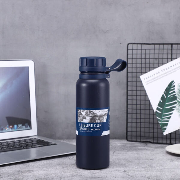 750ML アウトドア 水筒 保冷/保温 子供 大人 用 真空断熱 304ステンレス 水筒 5色