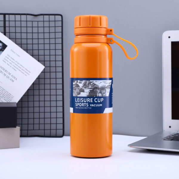 750ML アウトドア 水筒 保冷/保温 子供 大人 用 真空断熱 304ステンレス 水筒 5色