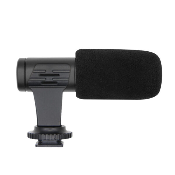 一眼レフカメラ、スマホ、PC3.5mmデジタルビデオ録音用外付けマイク 指向性コンデンサーマイク