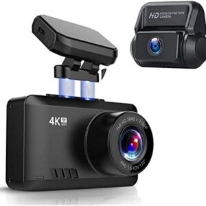 ドライブレコーダー 4K 前後カメラ 500万画素 170° 広視野角 SONY 車載カメラ 駐車監視 Gセンサー 衝撃録画 動体検知 WDR 機能搭載 GPS内蔵 LED信号対応 暗視機能 常時録画 音声記録 32GBカード付属 - 画像 (1)