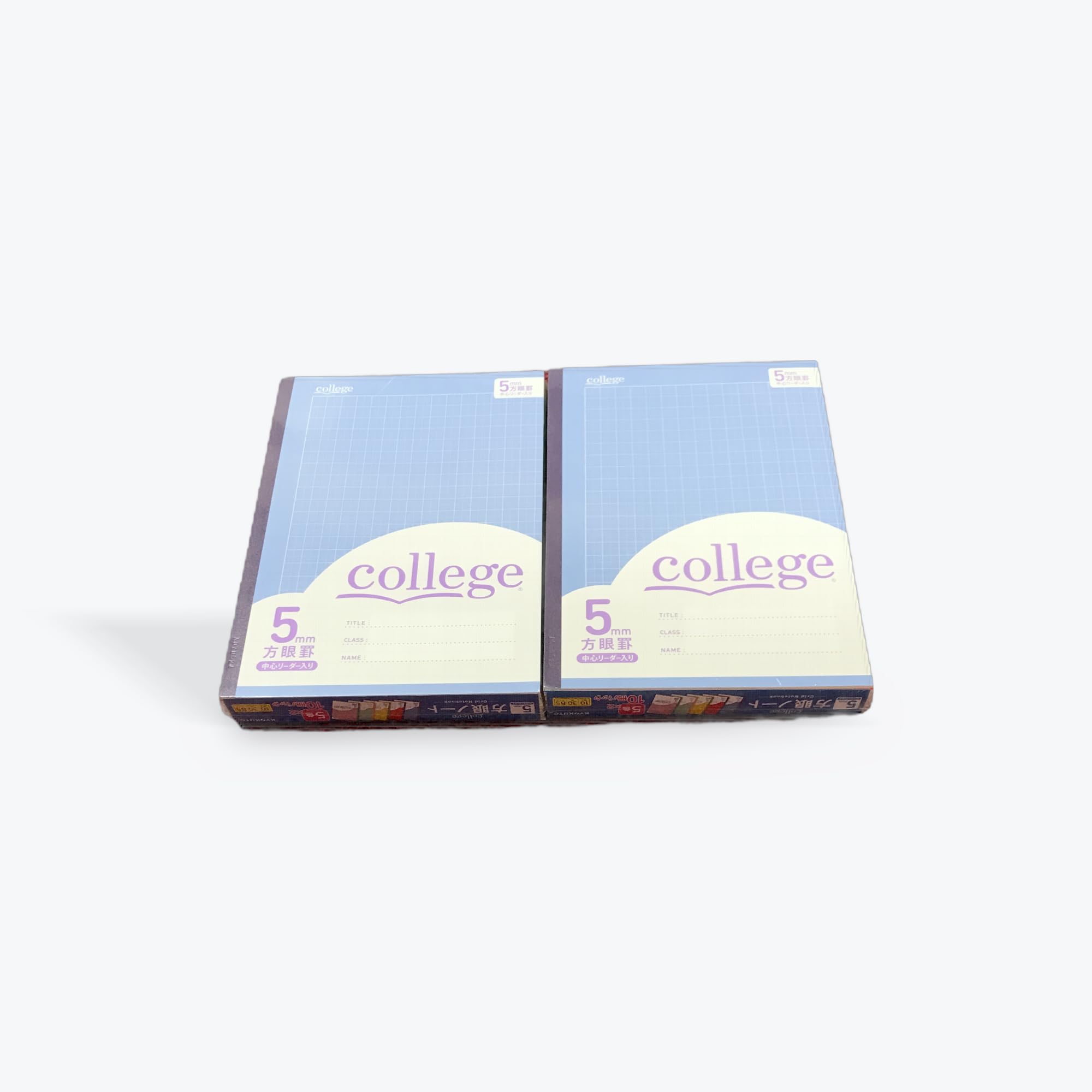 original set costco コクヨ キャンパス B5 方眼ノート、5mm方眼罫、10冊パック、2セット - 画像 (1)