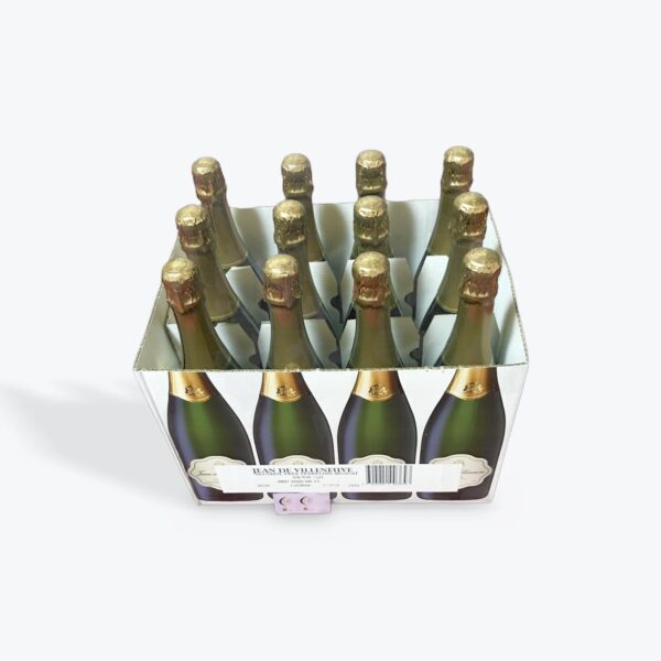 ジャン ドゥ ヴィルヌーヴ ノンアルコール スパークリングワイン, ミュスカ, 750ml×12本セット, フランス産