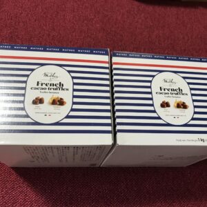 original set costco フレンチ トリュフチョコレート ギフトセット, プレーン＆ソルトキャラメル, 1kg (500g×2種), バレンタイン向け×２個パック大容量 - 画像 (4)
