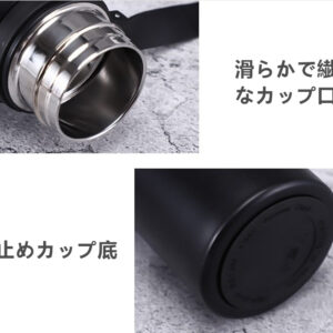 750ML アウトドア 水筒 保冷/保温 子供 大人 用 真空断熱 304ステンレス 水筒 5色 - 画像 (3)