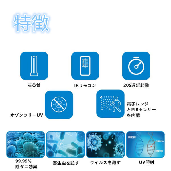 UV 除菌 コーン ライト 簡単 操作 99％ 除菌可能 室内 学校 美容室 医療 オフィス ペットショップ (60W/80W)