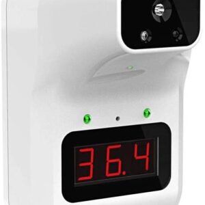非接触 体温計 ペット可 温度計 おでこ対応 壁掛け 電子 検出器 自動測定 急速測定 学校 企業  事務所入口検査 スーパー用 工場学校用 店舗企業用 - 画像 (1)