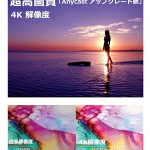 CHAOYILIU 最新モデルAnyCast ドングルレシーバー4K解像度 MiraScreen ミラーリング  iOS Android Windows MAC OSシステムに通用 - 画像 (5)