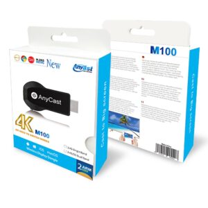 CHAOYILIU 最新モデルAnyCast ドングルレシーバー4K解像度 MiraScreen ミラーリング  iOS Android Windows MAC OSシステムに通用 - 画像 (1)