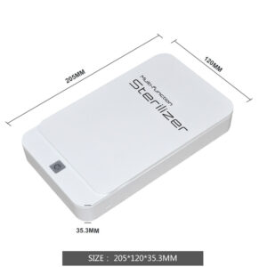 スマホ除菌ケース UV除菌 JOP102 アロマ機能付 USB電源接続 (紫外線: 253.7nm, 内寸: 168×89×22mm, 紫外線:253.7nm 内寸:168×89×22mm)  実用的 梅雨の時期 除菌対策 高齢者 シニア プレゼント ギフト ※注意:パッケージにキズや変色などがあります。 - 画像 (5)