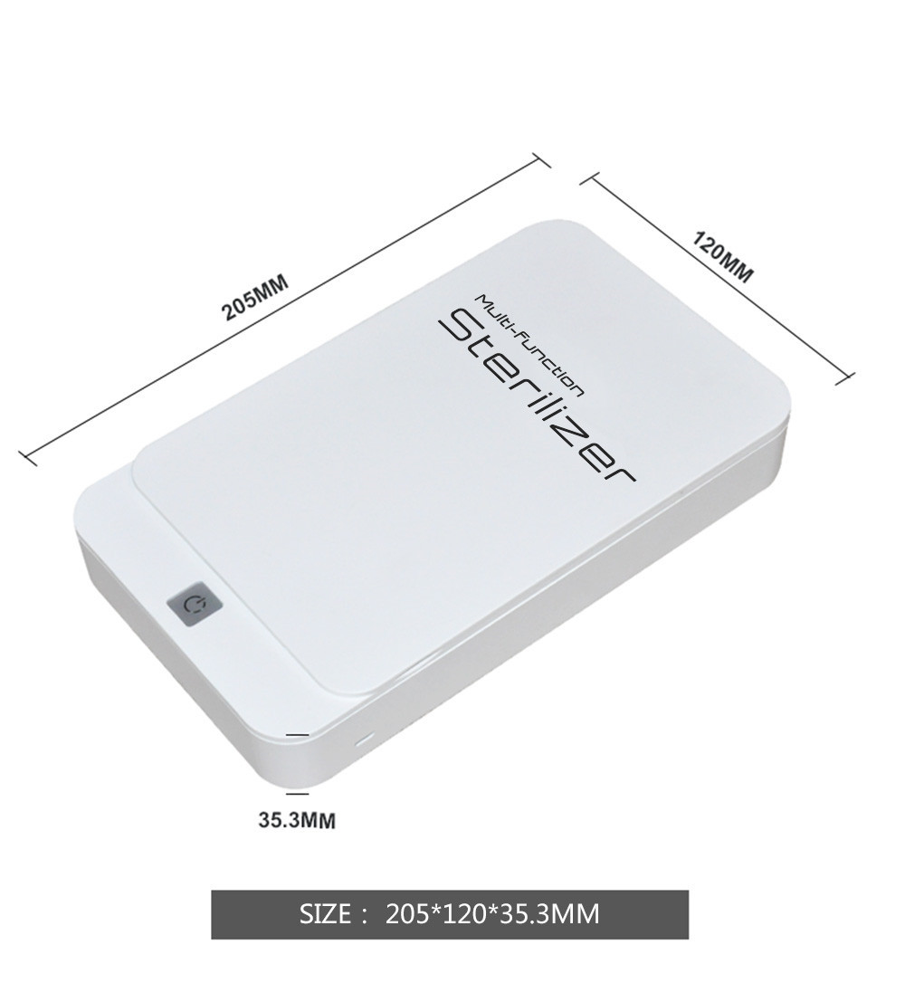 スマホ除菌ケース UV除菌 JOP102 アロマ機能付 USB電源接続 (紫外線: 253.7nm, 内寸: 168×89×22mm, 紫外線:253.7nm 内寸:168×89×22mm)  実用的 梅雨の時期 除菌対策 高齢者 シニア プレゼント ギフト ※注意:パッケージにキズや変色などがあります。 - 画像 (5)