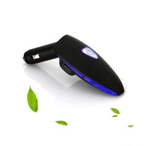 車載空気清浄器 イオン発生器 除菌消臭 シガーソケット取り付け型 2USBポート付 12V車専用 カーアクセサリー 実用的 梅雨の時期 車内のニオイ対策 - 画像 (1)