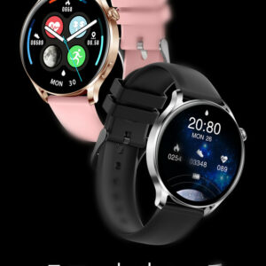 スマート ウォッチ AK37 24時間 活動量計 画面 1.28インチ LCDカラースクリーン システムサポート:IOS 9.0 以降および Android 4.4 以降 バッテリー容量:210mAh  IP67防水 サポート言語:日本語対応 - 画像 (2)