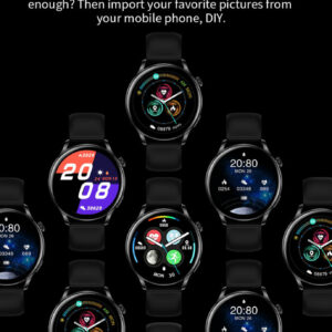 スマート ウォッチ AK37 24時間 活動量計 画面 1.28インチ LCDカラースクリーン システムサポート:IOS 9.0 以降および Android 4.4 以降 バッテリー容量:210mAh  IP67防水 サポート言語:日本語対応 - 画像 (3)