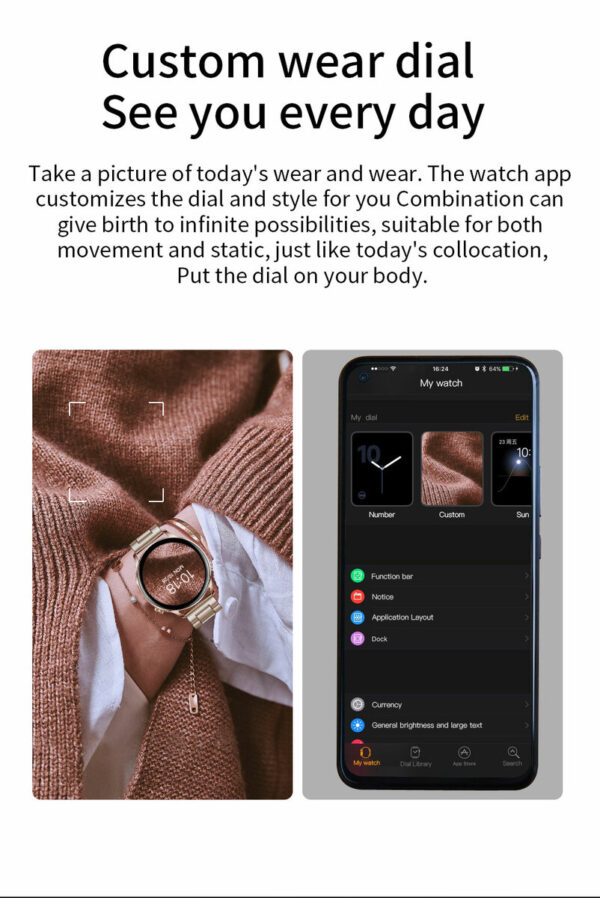 スマート ウォッチ AK37 24時間 活動量計 画面 1.28インチ LCDカラースクリーン システムサポート:IOS 9.0 以降および Android 4.4 以降 バッテリー容量:210mAh  IP67防水 サポート言語:日本語対応