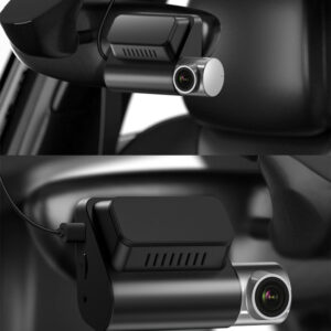 【32GBカード付き】ドライブレコーダー V50 4K 3840×2160Pと解像度:フロント2K+リア1080P 360度回転 前後カメラ 170°広角 WiFi Gセンサー  シガープラグと接続コード（対応車：インプット:DC12V-24V/アウトプット:DC:5V-3.1A 長さ:約 335cm）リアカメラコード:約 590cm - 画像 (6)