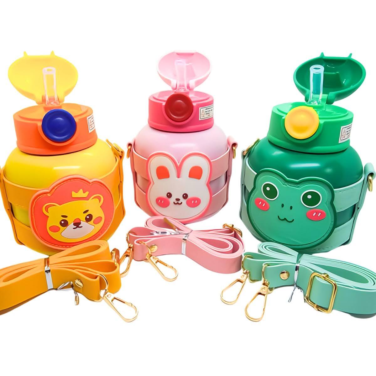 スポーツ 運動会  かわいい 子ども用 水筒 500ML 幼稚園 低学年 酸化と腐食に強い 316ステンレス 子供 水筒 入園 入学 通園 通学 こどもの日 プレゼント 夏 熱中症対策 ビーチ プールに - 画像 (1)