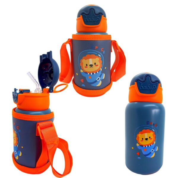 子ども用 水筒 500ML 幼稚園 低学年 酸化と腐食に強い 316ステンレス 子供 水筒 入園 入学 通園 通学 (4 スタイル ) こどもの日 プレゼント 夏 熱中症対策 ビーチ プールに