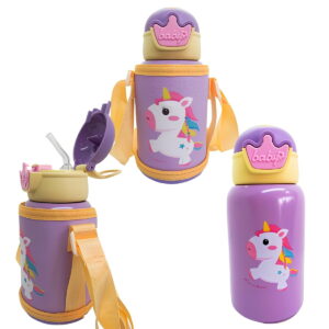 子ども用 水筒 500ML 幼稚園 低学年 酸化と腐食に強い 316ステンレス 子供 水筒 入園 入学 通園 通学 (4 スタイル ) こどもの日 プレゼント 夏 熱中症対策 ビーチ プールに - 画像 (7)