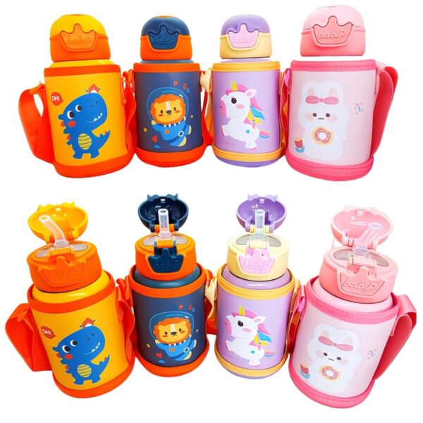 子ども用 水筒 500ML 幼稚園 低学年 酸化と腐食に強い 316ステンレス 子供 水筒 入園 入学 通園 通学 (4 スタイル ) こどもの日 プレゼント 夏 熱中症対策 ビーチ プールに