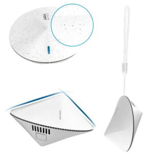 ミニ オゾン脱臭機 除菌機 STAROOAIR 型番:X1 ダニ 除去 清浄機 除菌 ワードローブ浄化 靴のキャビネットの脱臭  冷蔵庫脱臭 新鮮に保つ ホワイト オゾン空気清浄機 サイズ:直径 86×56 mm 範囲:２立方メートル 耐久性と日数:8日間 実用的 父の日 プレゼント - 画像 (8)