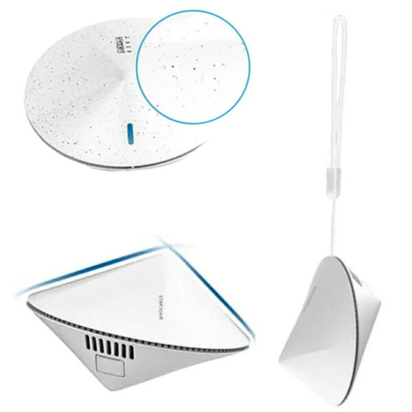 ミニ オゾン脱臭機 除菌機 STAROOAIR 型番:X1 ダニ 除去 清浄機 除菌 ワードローブ浄化 靴のキャビネットの脱臭  冷蔵庫脱臭 新鮮に保つ ホワイト オゾン空気清浄機 サイズ:直径 86×56 mm 範囲:２立方メートル 耐久性と日数:8日間 実用的 父の日 プレゼント