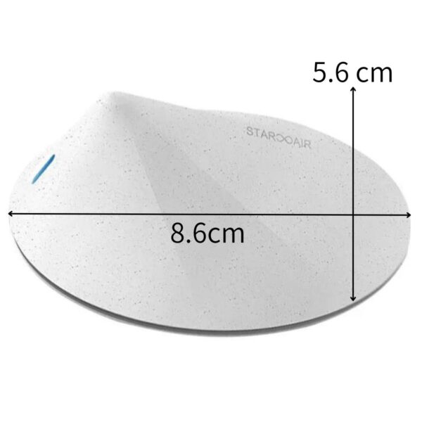 ミニ オゾン脱臭機 除菌機 STAROOAIR 型番:X1 ダニ 除去 清浄機 除菌 ワードローブ浄化 靴のキャビネットの脱臭  冷蔵庫脱臭 新鮮に保つ ホワイト オゾン空気清浄機 サイズ:直径 86×56 mm 範囲:２立方メートル 耐久性と日数:8日間 実用的 父の日 プレゼント