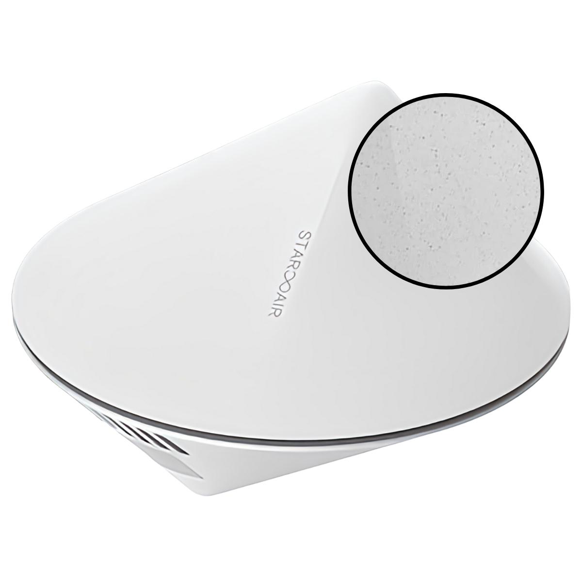 ミニ オゾン脱臭機 除菌機 STAROOAIR 型番:X1 ダニ 除去 清浄機 除菌 ワードローブ浄化 靴のキャビネットの脱臭  冷蔵庫脱臭 新鮮に保つ ホワイト オゾン空気清浄機 サイズ:直径 86×56 mm 範囲:２立方メートル 耐久性と日数:8日間 実用的 父の日 プレゼント - 画像 (1)