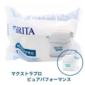 ブリタ ポット型 浄水器 アルーナ 容量2.4L カートリッジ4個付き ろ過水容量1.25L  液晶メモ (交換目安:1日5.3L で4週間 ) 型番:KBALCW4M  サイズ(mm) : 奥行100 横幅249 高さ260mm 実用的 母の日 父の日 プレゼント - 画像 (6)