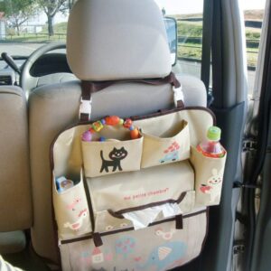 DECOLE デコレ ドライブポケット お出かけポケット 収納ポケット シートポケット 車　ベージュ - 画像 (3)