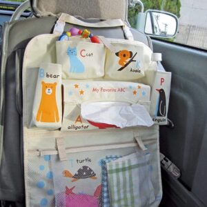 DECOLE デコレ ドライブポケット お出かけポケット 収納ポケット シートポケット 車　ベージュ - 画像 (5)