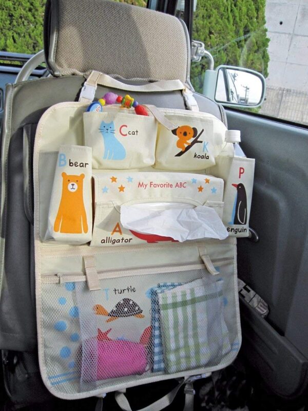 DECOLE デコレ ドライブポケット お出かけポケット 収納ポケット シートポケット 車　ベージュ