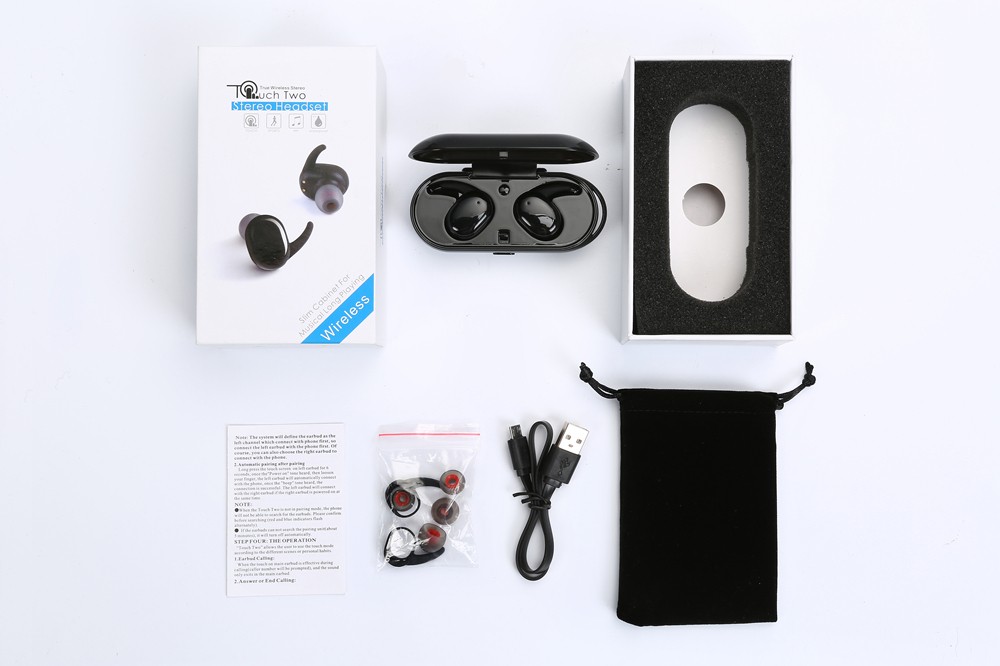 完全ワイヤレスイヤホン  スポーツイヤホン 左右分離型 片耳・両耳とも対応　高音質 防水防滴仕様 充電式収納ケース　 - 画像 (7)