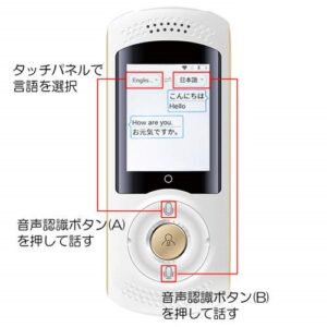 CHAOYILIU 高精度双方向音声翻訳機 WiFi/4G対応 200ヶ国45言語対応 仕事/勉強/海外旅行便利（ホワイト） - 画像 (5)