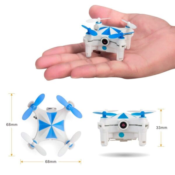 CHAOYILIU ミニ飛行機ドローン カメラ付き 小型 ミニドローン cx-of ラジコン 高度維持 高画質 iPhone&Android対応 (青)