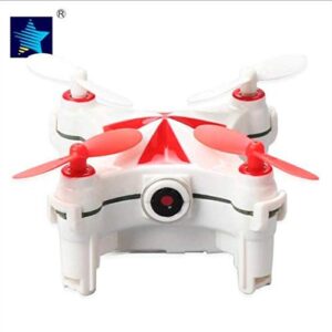 CHAOYILIU　ミニ飛行機ドローン カメラ付き 小型 ミニドローン cx-of ラジコン 高度維持 高画質 iPhone&Android対応 (赤) - 画像 (1)