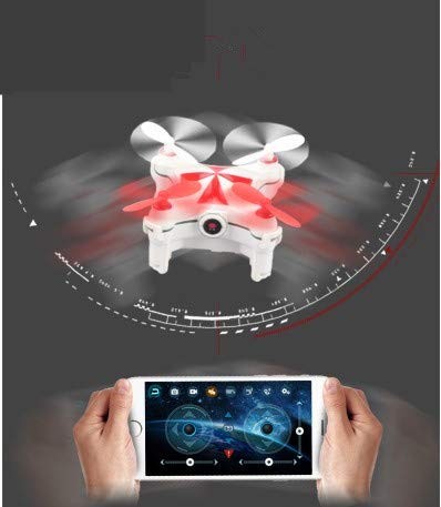 CHAOYILIU　ミニ飛行機ドローン カメラ付き 小型 ミニドローン cx-of ラジコン 高度維持 高画質 iPhone&Android対応 (赤)