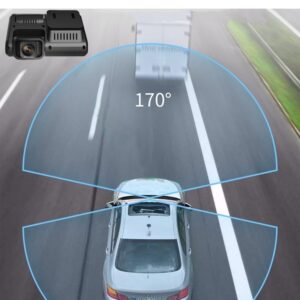 【最新アップグレード版】ドライブレコーダー 赤外線照射機能 車内外同時録画  ADAS機能 wifi搭載 WDR 駐車監視 常時録画 動体検知 32Gカード付き - 画像 (3)