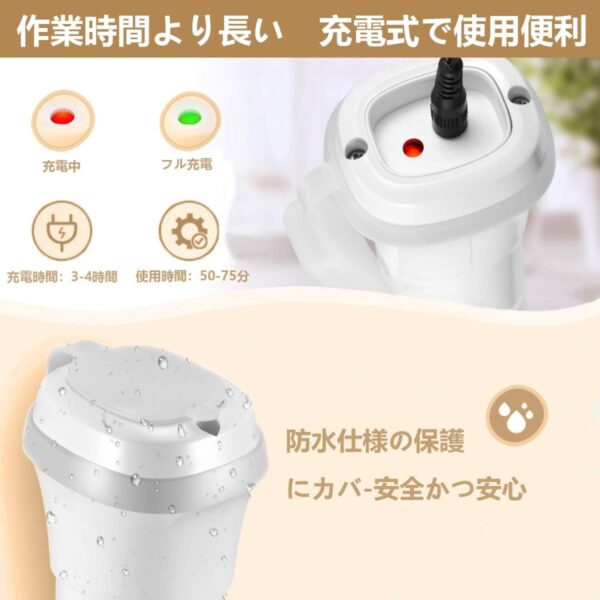 お風呂掃除 ブラシ 電動お掃除ブラシ バスポリッシャー  充電式 電動ブラシ  掃除グッズ 無線操作 長さ伸縮可能   両親へのプレゼント