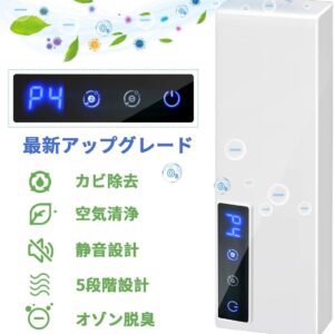 脱臭機 オゾン脱臭機 2020最新版 3-20畳対応 ミニ空気清浄機 小型脱臭機 オゾン発生器 マイナスイオン搭載 フィルター交換不要 消臭  省エネ 静音 - 画像 (1)
