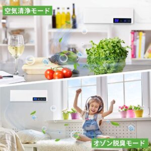 脱臭機 オゾン脱臭機 2020最新版 3-20畳対応 ミニ空気清浄機 小型脱臭機 オゾン発生器 マイナスイオン搭載 フィルター交換不要 消臭  省エネ 静音 - 画像 (2)