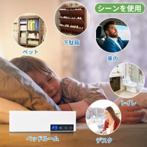 脱臭機 オゾン脱臭機 2020最新版 3-20畳対応 ミニ空気清浄機 小型脱臭機 オゾン発生器 マイナスイオン搭載 フィルター交換不要 消臭  省エネ 静音 - 画像 (7)
