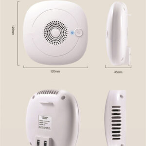 空気清浄機　オゾン発生器　 マイナスイオン、オゾンのダブル効果で除菌＆消臭　ウィルス除去   コンセント式 - 画像 (6)