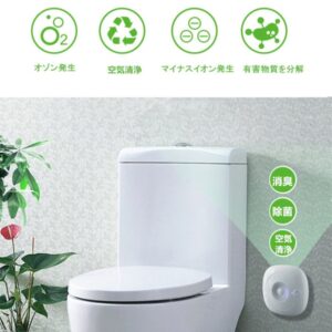 空気清浄機　オゾン発生器　 マイナスイオン、オゾンのダブル効果で除菌＆消臭　ウィルス除去   コンセント式 - 画像 (7)