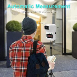 非接触 体温計 ペット可 温度計 おでこ対応 壁掛け 電子 検出器 自動測定 急速測定 学校 企業  事務所入口検査 スーパー用 工場学校用 店舗企業用 - 画像 (10)