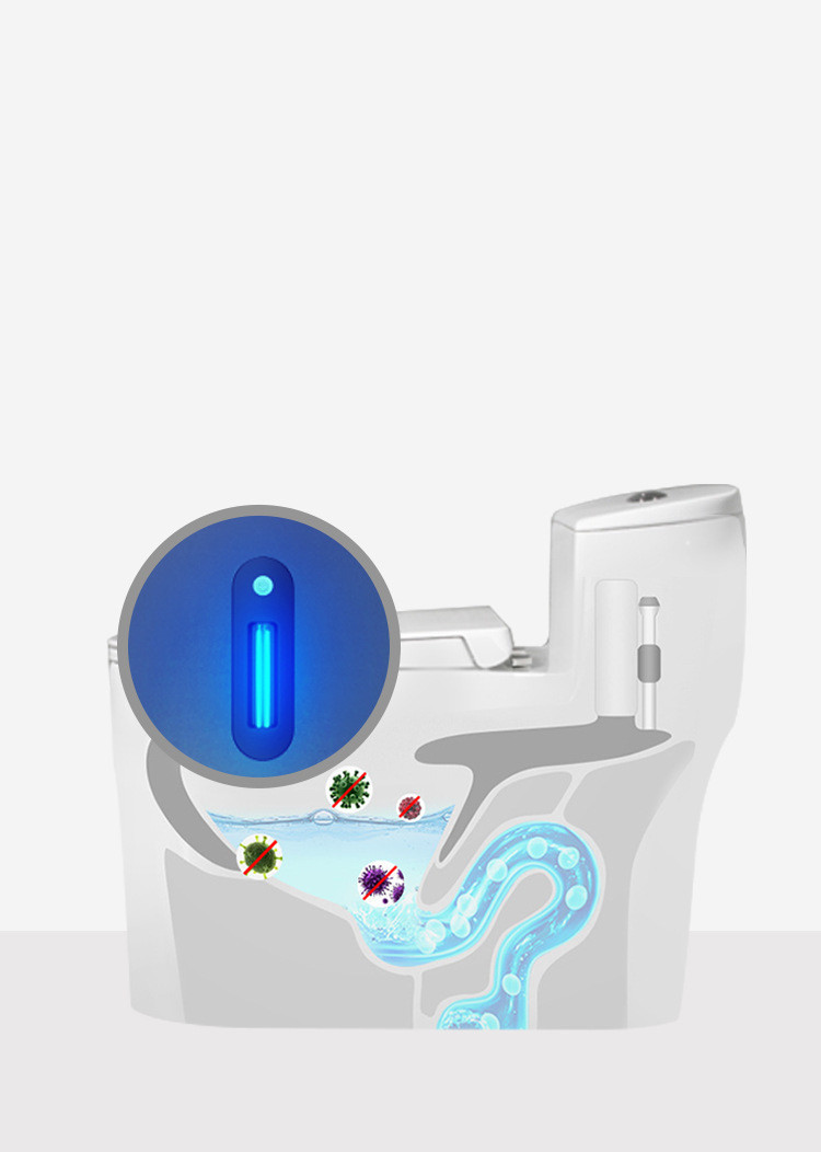 UV-C ライト 遠紫外線 UVC 家庭用 除菌 トイレ蓋 消臭 ゴミ箱用 USB充電 消臭/除菌 装置 - 画像 (4)