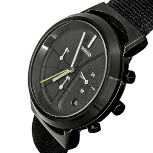 セイコー メンズ腕時計 ワイアード WW(ツーダブ)AGAT433 VD53 ストリートファッション ストップウオッチ機能 防水10気圧 レッド 腕時計の直径:41mm ベルト幅:22mm 風防:ハードレックスガラス 実用的 父の日 プレゼント - 画像 (8)