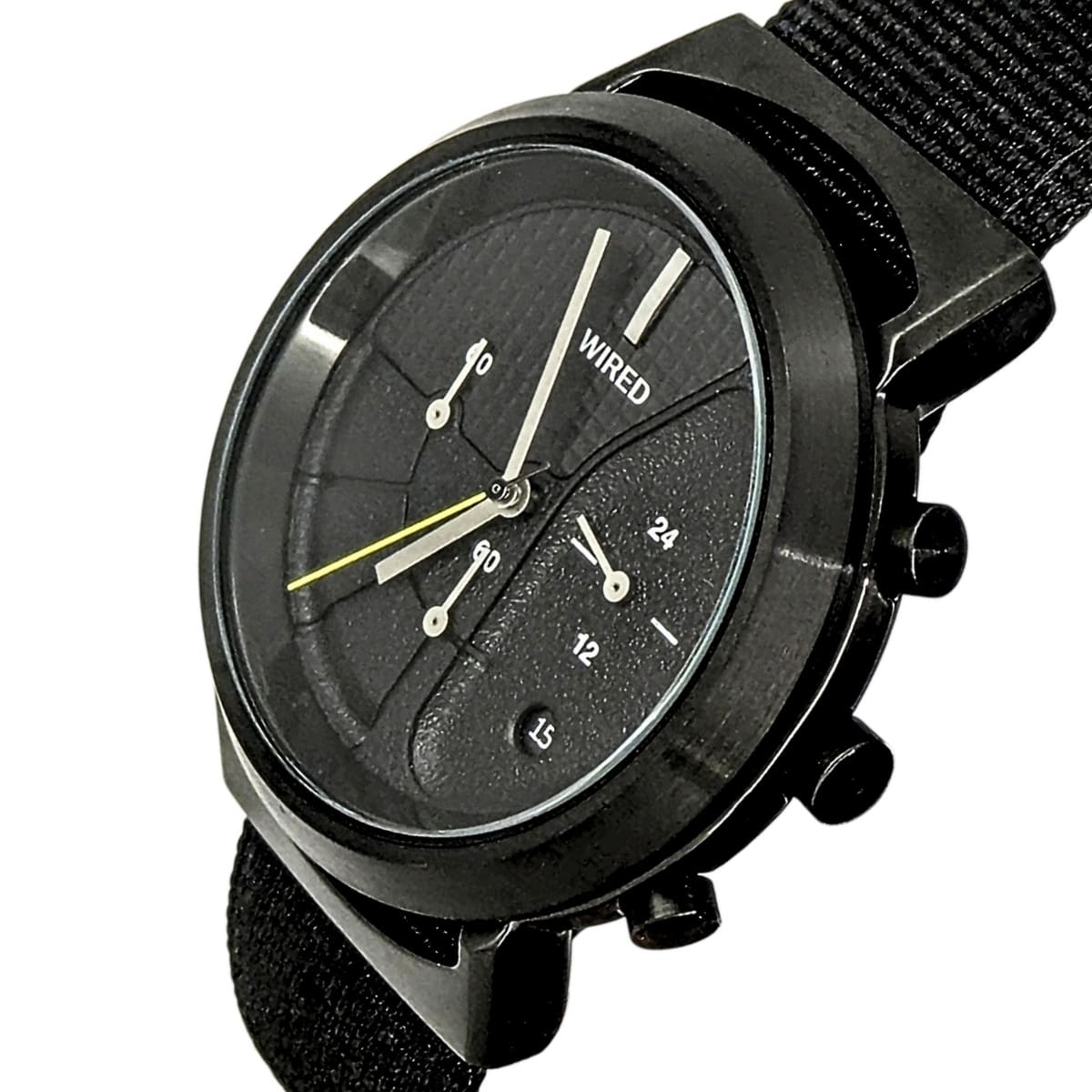 セイコー メンズ腕時計 ワイアード WW(ツーダブ)AGAT433 VD53 ストリートファッション ストップウオッチ機能 防水10気圧 レッド 腕時計の直径:41mm ベルト幅:22mm 風防:ハードレックスガラス 実用的 父の日 プレゼント - 画像 (8)