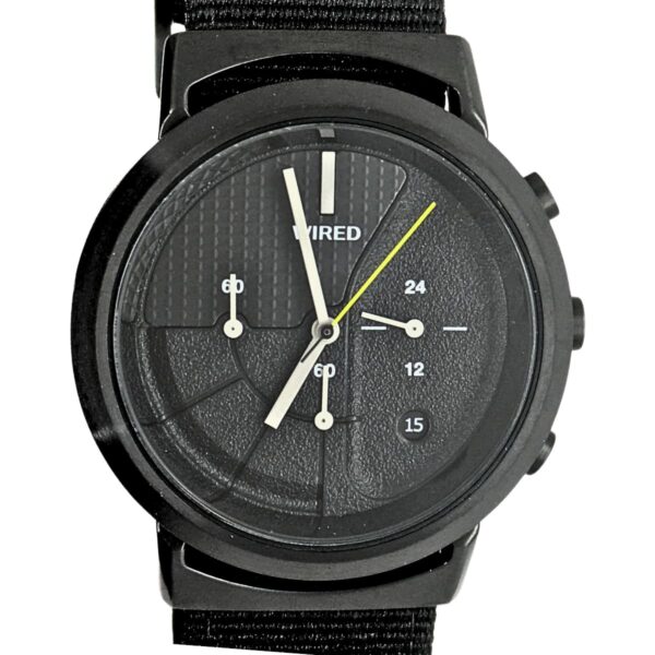 セイコー メンズ腕時計 ワイアード WW(ツーダブ)AGAT433 VD53 ストリートファッション ストップウオッチ機能 防水10気圧 レッド 腕時計の直径:41mm ベルト幅:22mm 風防:ハードレックスガラス 実用的 父の日 プレゼント