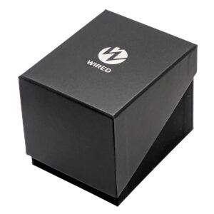 セイコー メンズ腕時計 ワイアード WW(ツーダブ)AGAT433 VD53 ストリートファッション ストップウオッチ機能 防水10気圧 レッド 腕時計の直径:41mm ベルト幅:22mm 風防:ハードレックスガラス 実用的 父の日 プレゼント - 画像 (10)